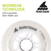Rollerblade Moonbeams LED Wheels 80mm (4-pack)