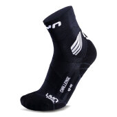 UYN Semi-Speedskate Socks Trail Challenge Black/White